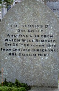 Caragh Childrens Grave a-thestewartsinireland.ie