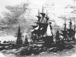 Famine Emigration Sailing Ship English Navy-thestewartsinireland.ie