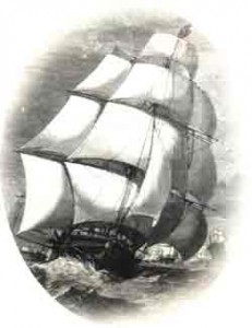 Famine Sailing Ship-thestewartsinireland.ie