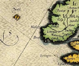 Hy brazil map of Ireland-thestewartsinireland.ie