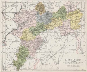 Map of Co Offaly - Kings Co2-thestewartsinireland.ie