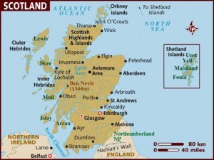 Map of scotland-thestewartsinireland.ie