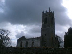 Offaly Ballyboy St. Cormac's 1815 now a ruin-thestewartsinireland.ie