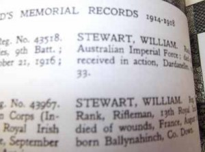 Stewart Kildare William records a-thestewartsinireland.ie